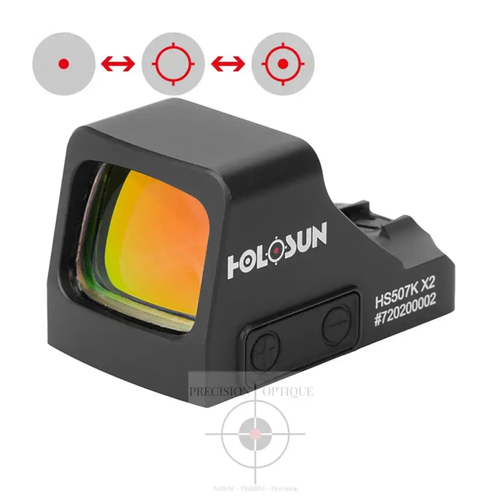 Point Rouge Holosun Hs507K-X2 Micro: Précision Et Polyvalence Dans Un Format Compact Rouge