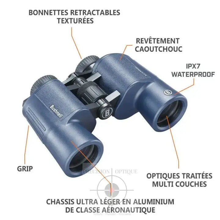 Jumelles Bushnell H2O 2.0 10x42 mm Porro Prism Waterproof Rivolier