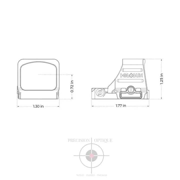 Point Rouge Holosun He507Comp-Gr