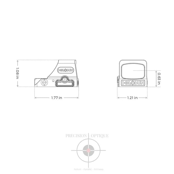 Point Rouge Holosun He508T-Rd-X2 Rouge