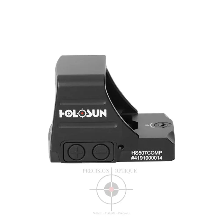 Point Rouge Holosun Hs507Comp: Viseur Reflex Compact Avec Réticule Polyvalent Rouge